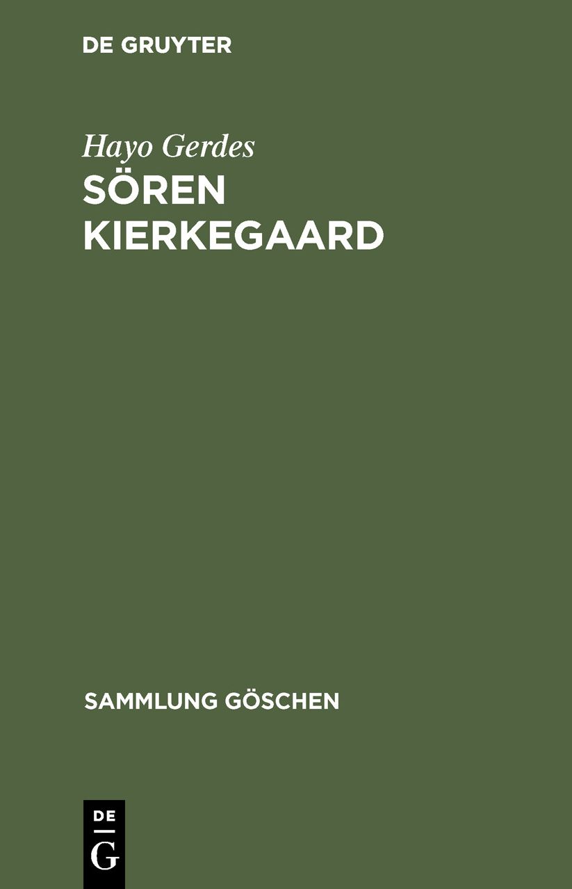 Sören Kierkegaard: Leben und Werk