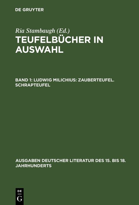 Teufelbuecher in Auswahl: Zauberteufel - Schrapteufel