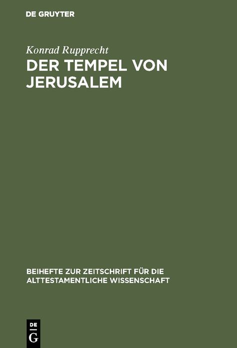 Der Tempel Von Jerusalem