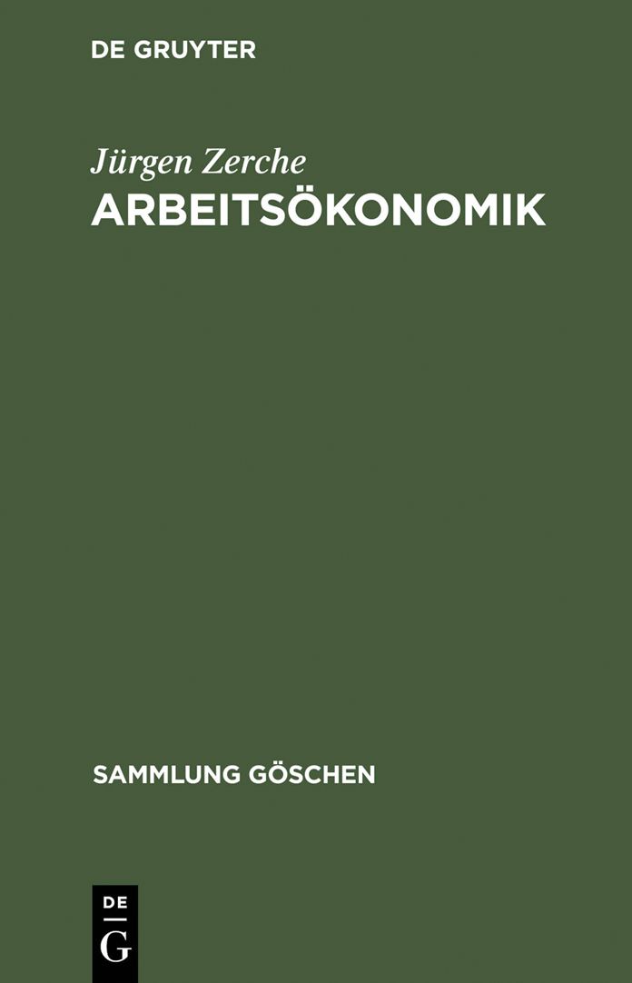 Arbeitsokonomik