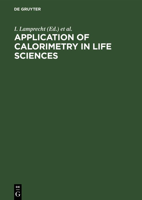 Application of calorimetry in life Sciences
