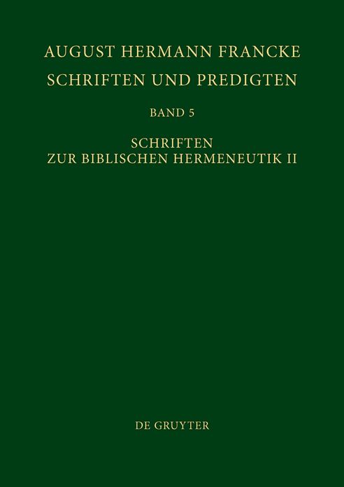 Schriften zur Biblischen Hermeneutik II