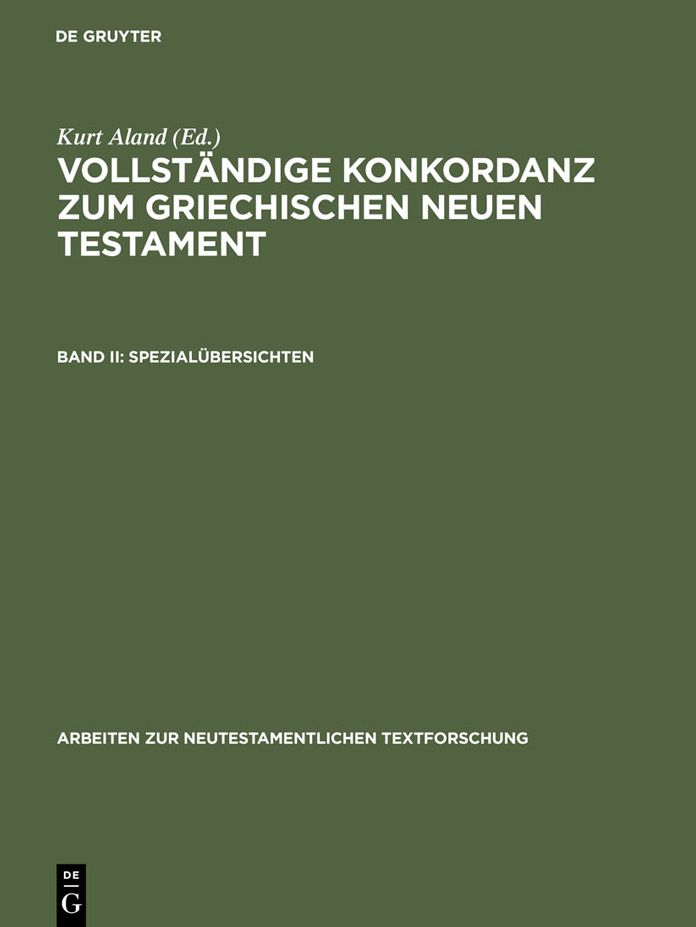 Spezialubersichten