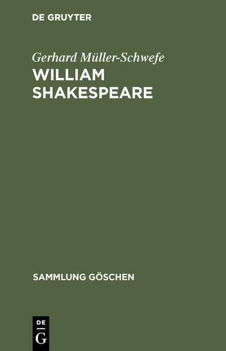 William Shakespeare: Welt-Werk-Wirkung