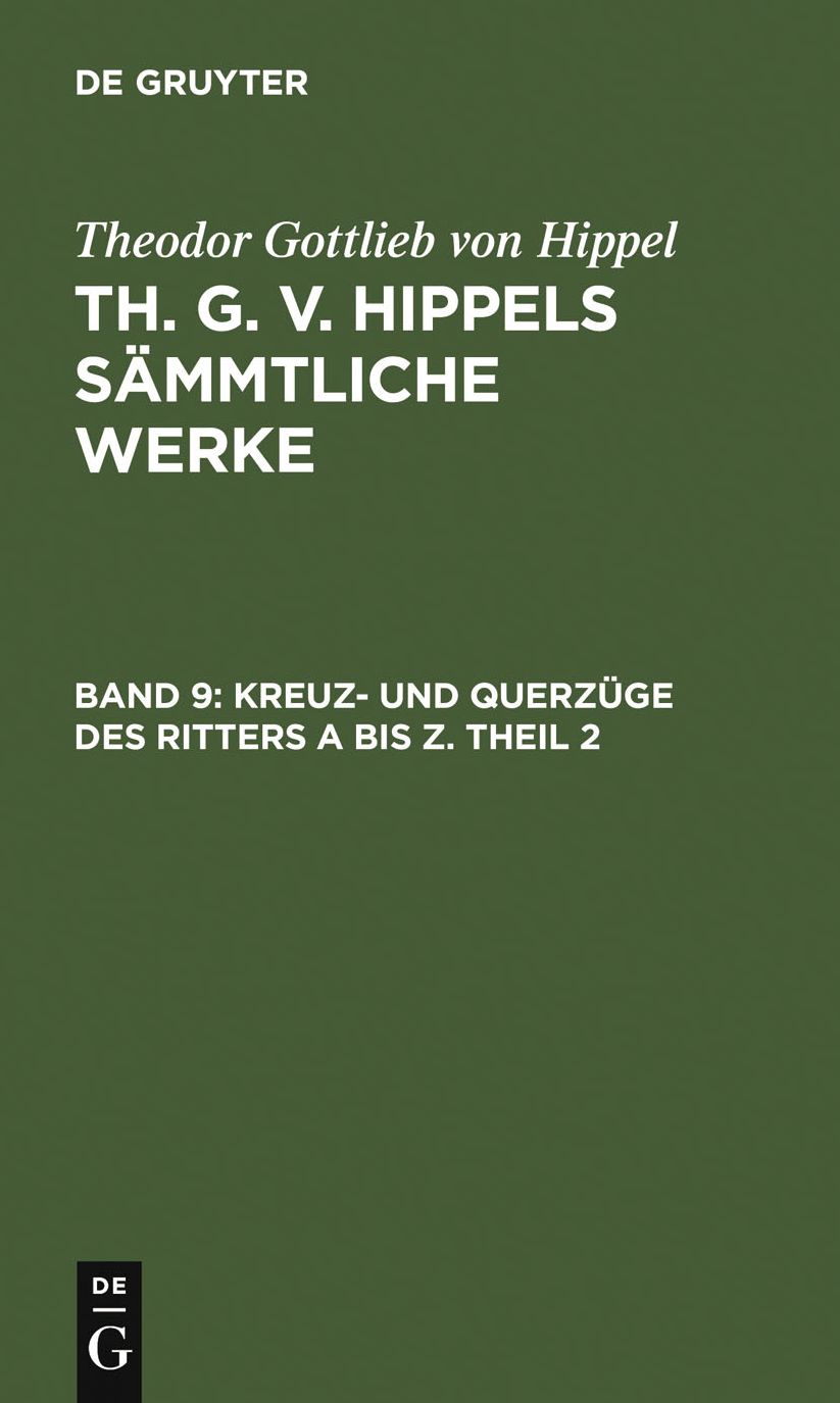 Kreuz- und Querzuge des Ritters A bis Z. Theil 2