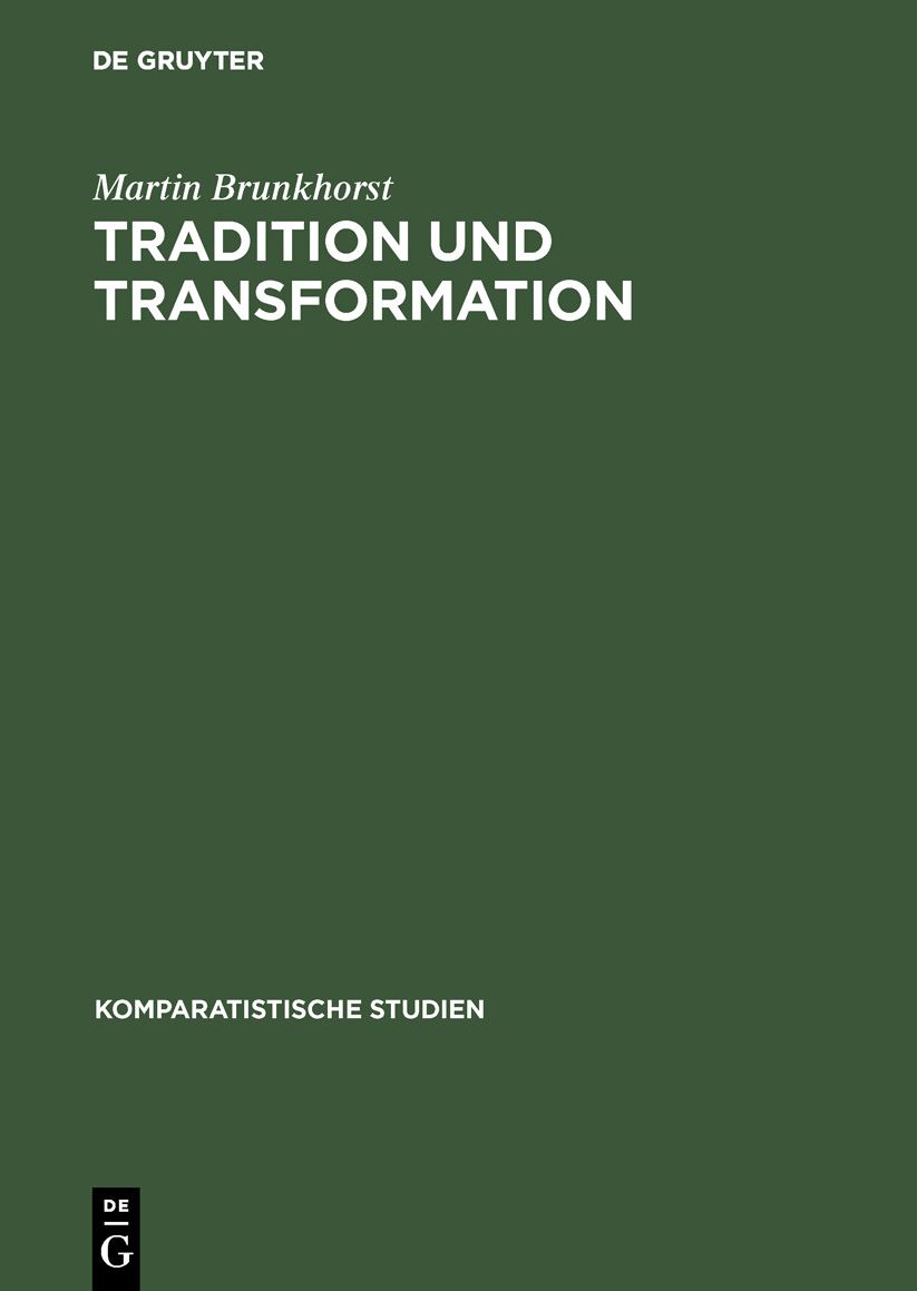 Tradition und Transformation: Klassizistische Tendenzen in der Englischen Tragödie Von Dryden Bis Thomson