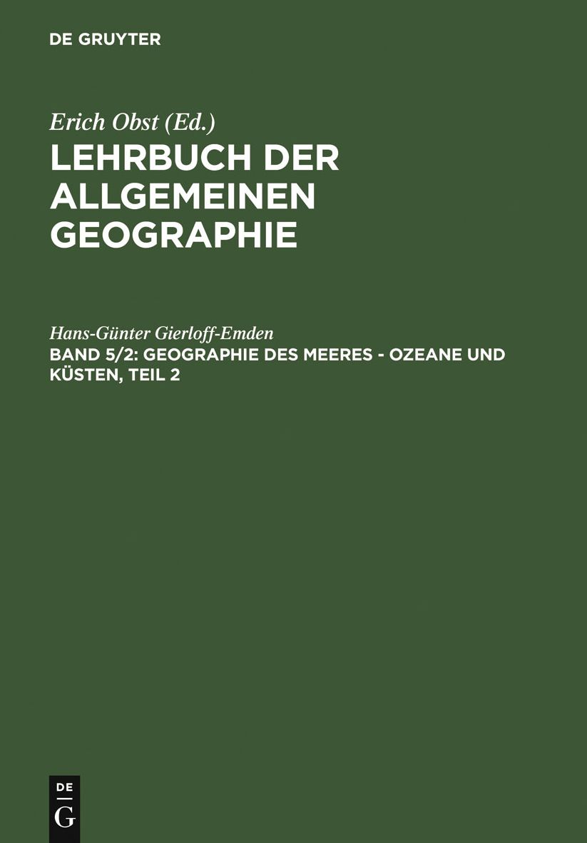 Geographie des Meeres - Ozeane und Kusten, Teil 2