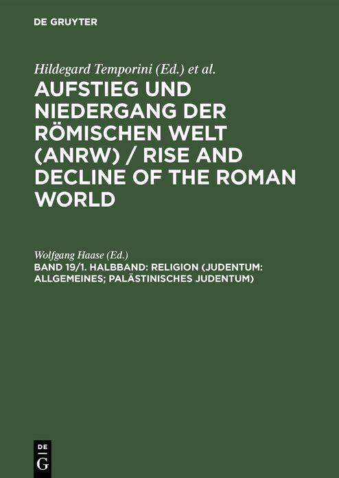 Religion (Judentum: Allgemeines; palastinisches Judentum)