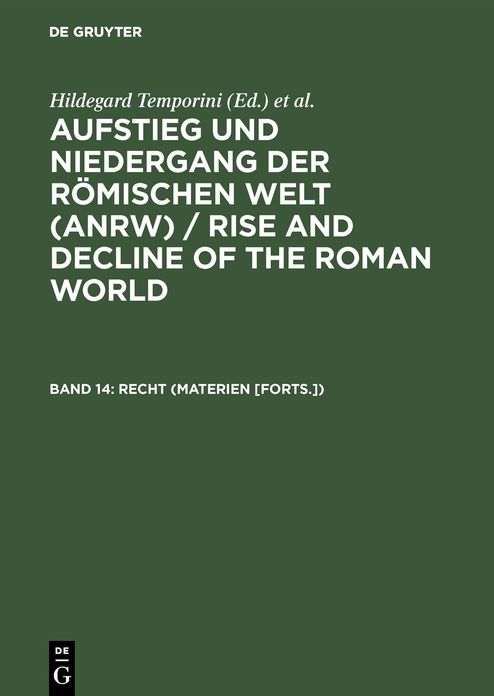 Recht (Materien [Forts.])