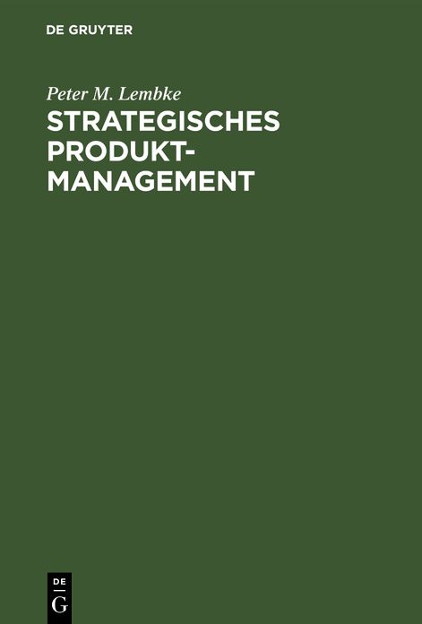 Strategisches Produktmanagement