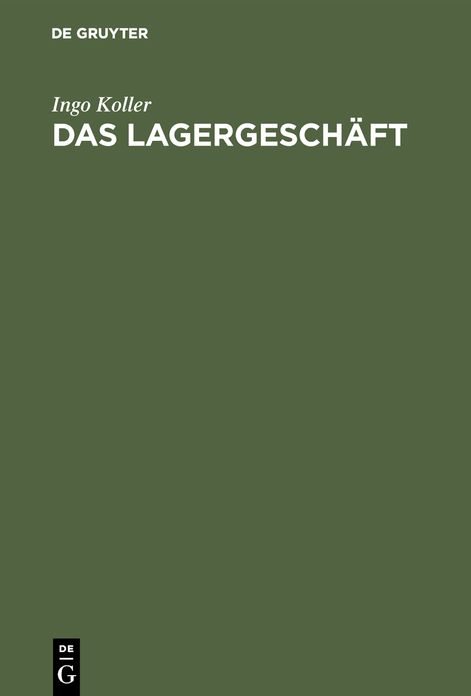 Das Lagergeschaft