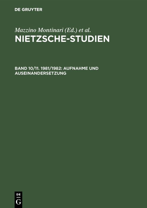 Nietzsche-Studien