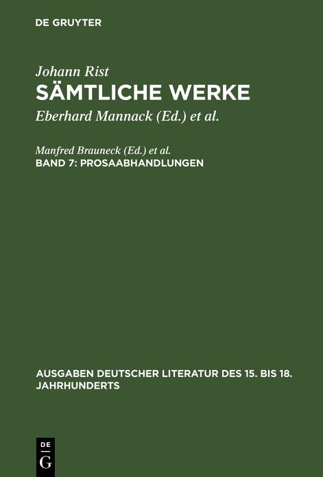 Philosophischer Phoenix, Rettung des Phoenix, Teutsche Hauptsprache, Adelicher Hausvatter