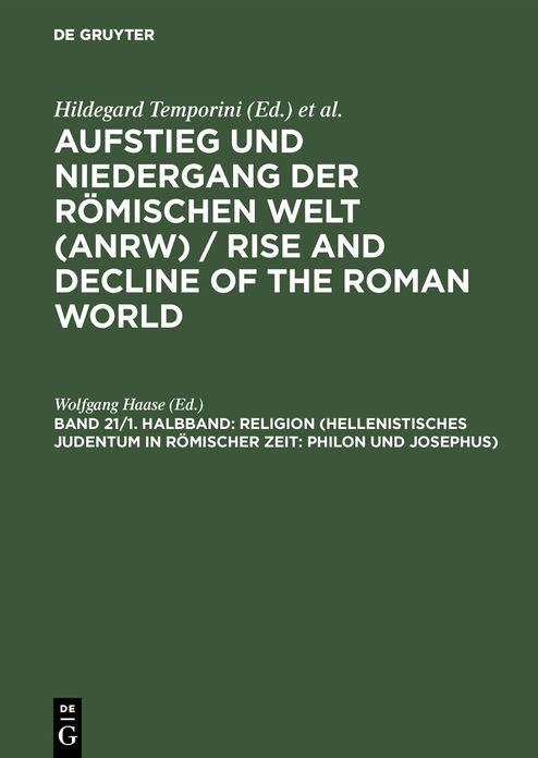 Religion (Hellenistisches Judentum in romischer Zeit: Philon und Josephus)