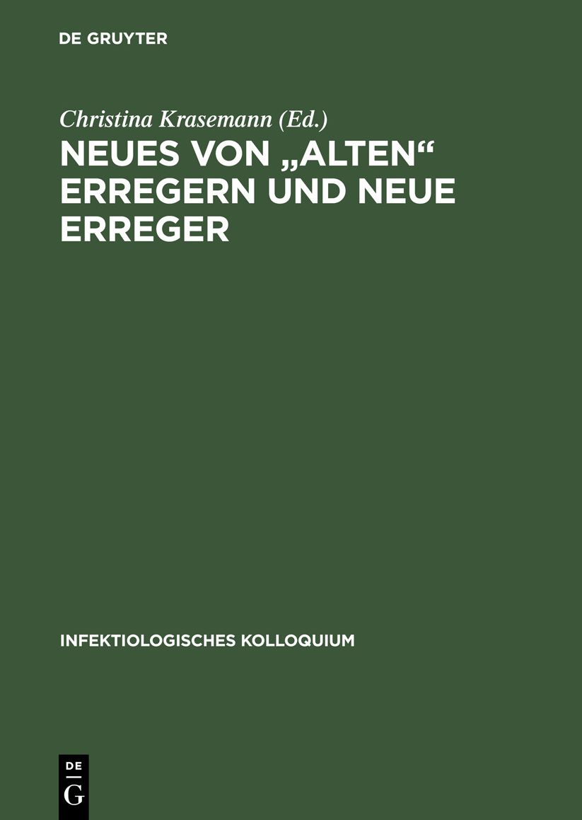 Infektiologisches Kolloquium I: Neues von alten Erregern und neue Erreger