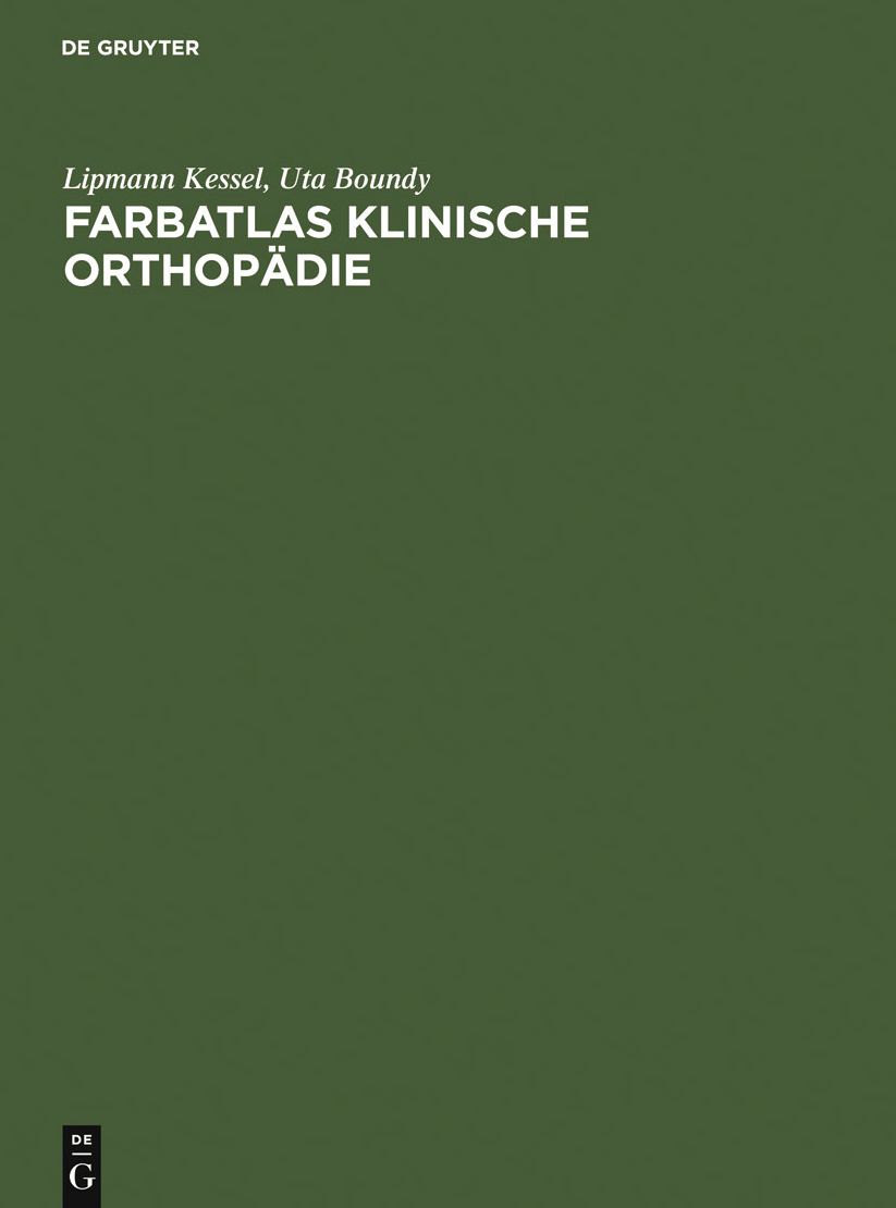 Farbatlas Klinische Orthopadie