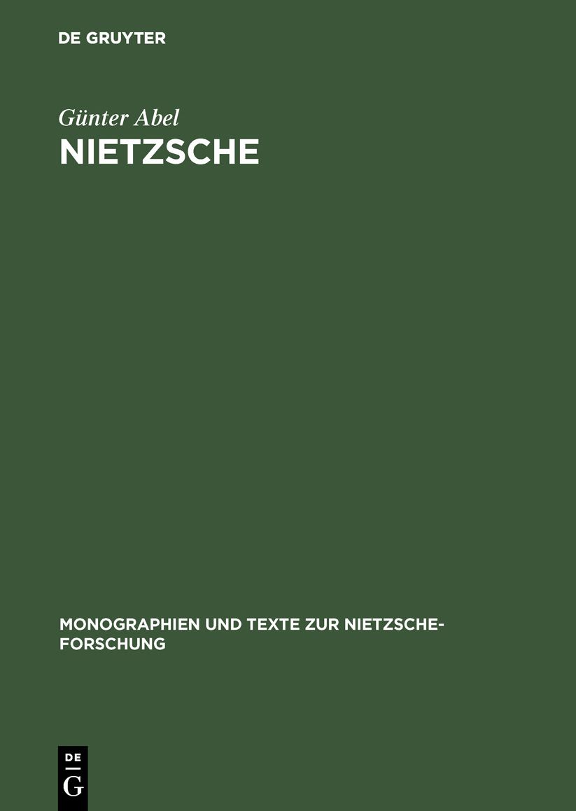 Nietzsche,Die Dynamik Der Willen Zur Macht Und Die Ewige Wiederkehr