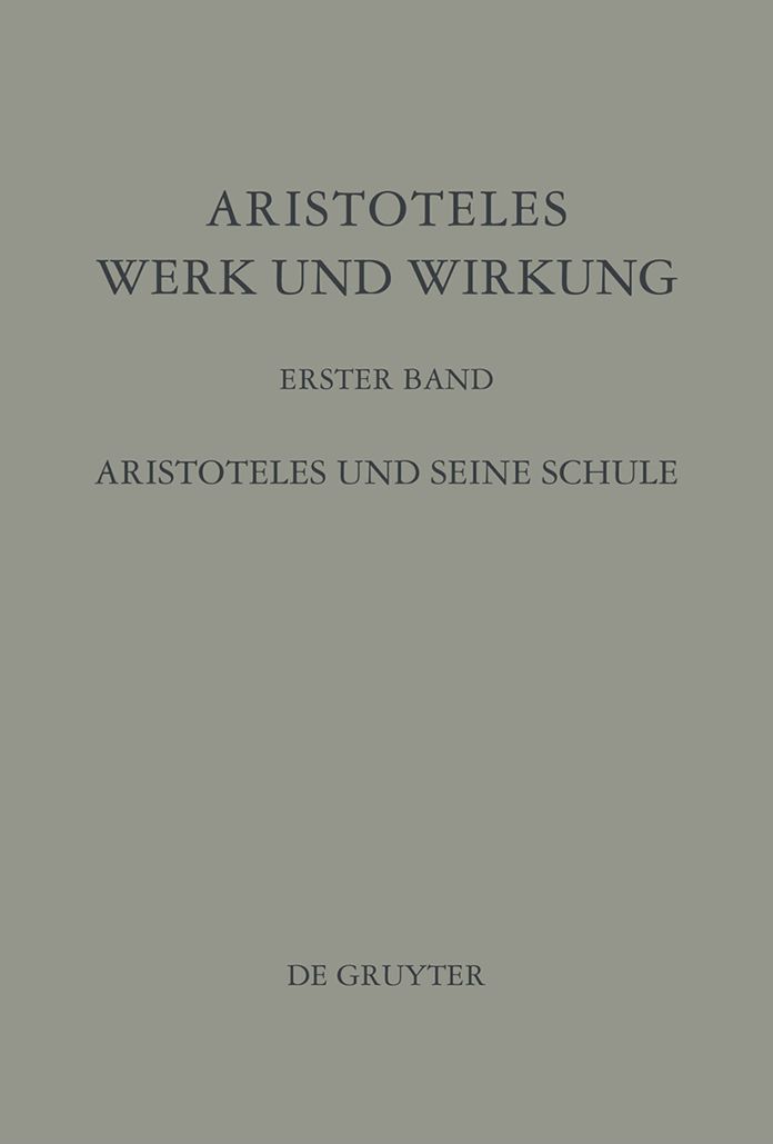 Aristoteles und seine Schule