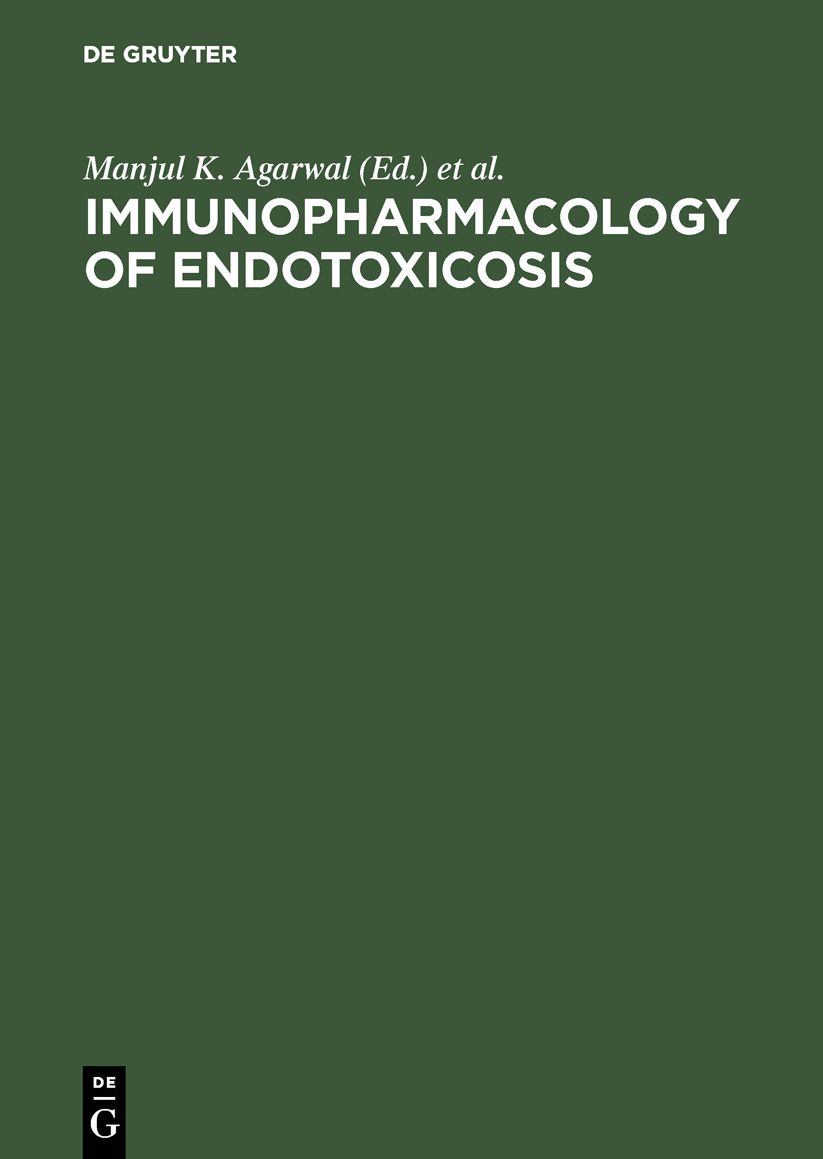 Immunopharmacology of Endotoxicosis: Proceedings of the 5th International Congress of Immunology Satellite Workshop. Kyoto, Japan, August 27, 1983