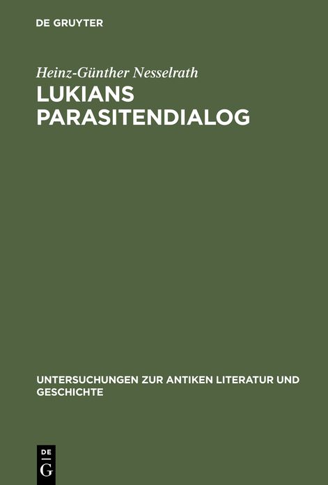Lukians Parasitendialog: Untersuchungen und Kommentar