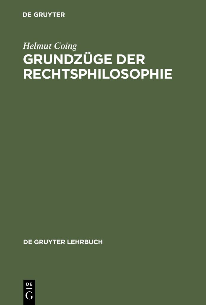 Grundzuge der Rechtsphilosophie