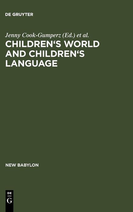 Children's Worlds and Children's Language