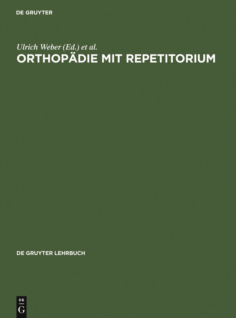 Orthopädie mit Repetitorium