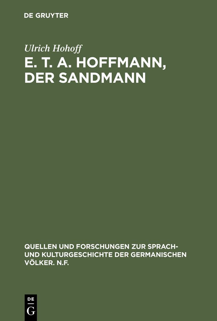 E. T. A. Hoffmann, Der Sandmann: Textkritik, Edition, Kommentar