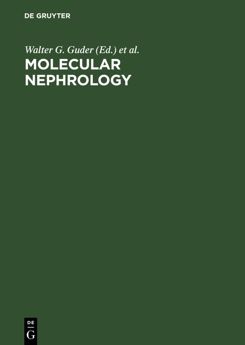 Molecular Nephrology: Biochemical Aspects of Kidney Functions - Proceedings of the 8th International Symposium, Dubrovnik, Yugoslavia, October 5-8