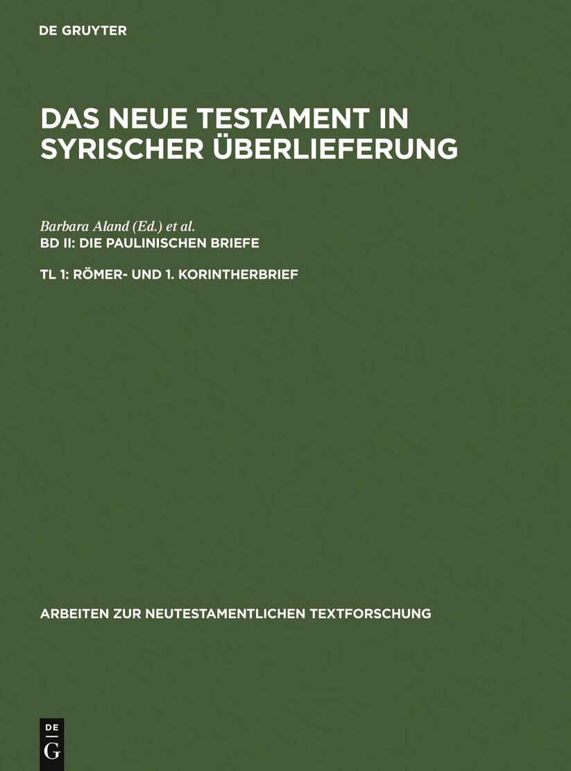 Romer- und 1. Korintherbrief