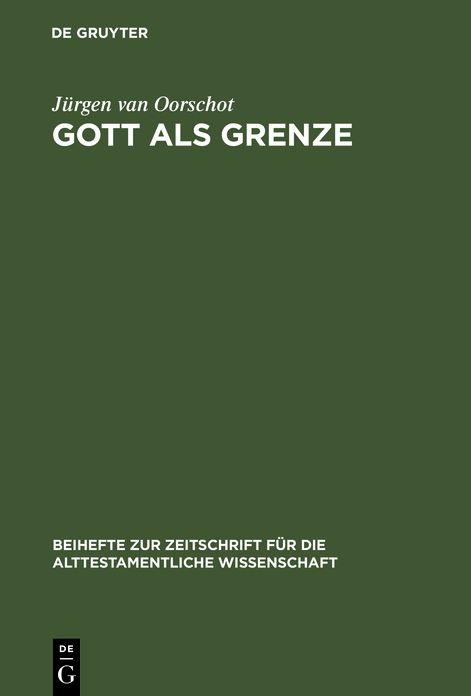 Gott ALS Grenze