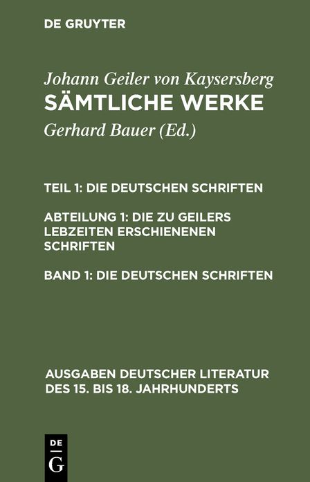 Erster Band