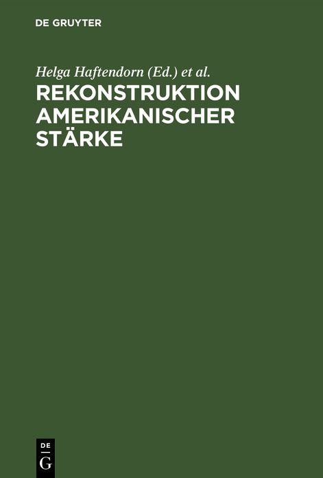 Rekonstruktion amer. staerke (haftendorn/s) Geb