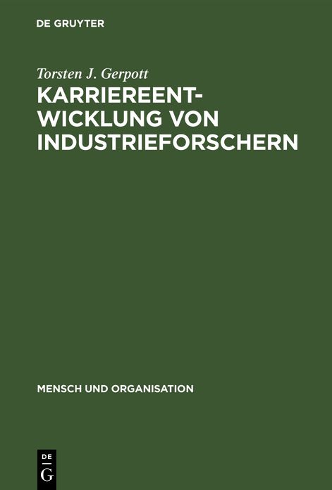 Karriereentwicklung Von Industrieforschern,Positionswechsel in Derselben Unternehmung?
