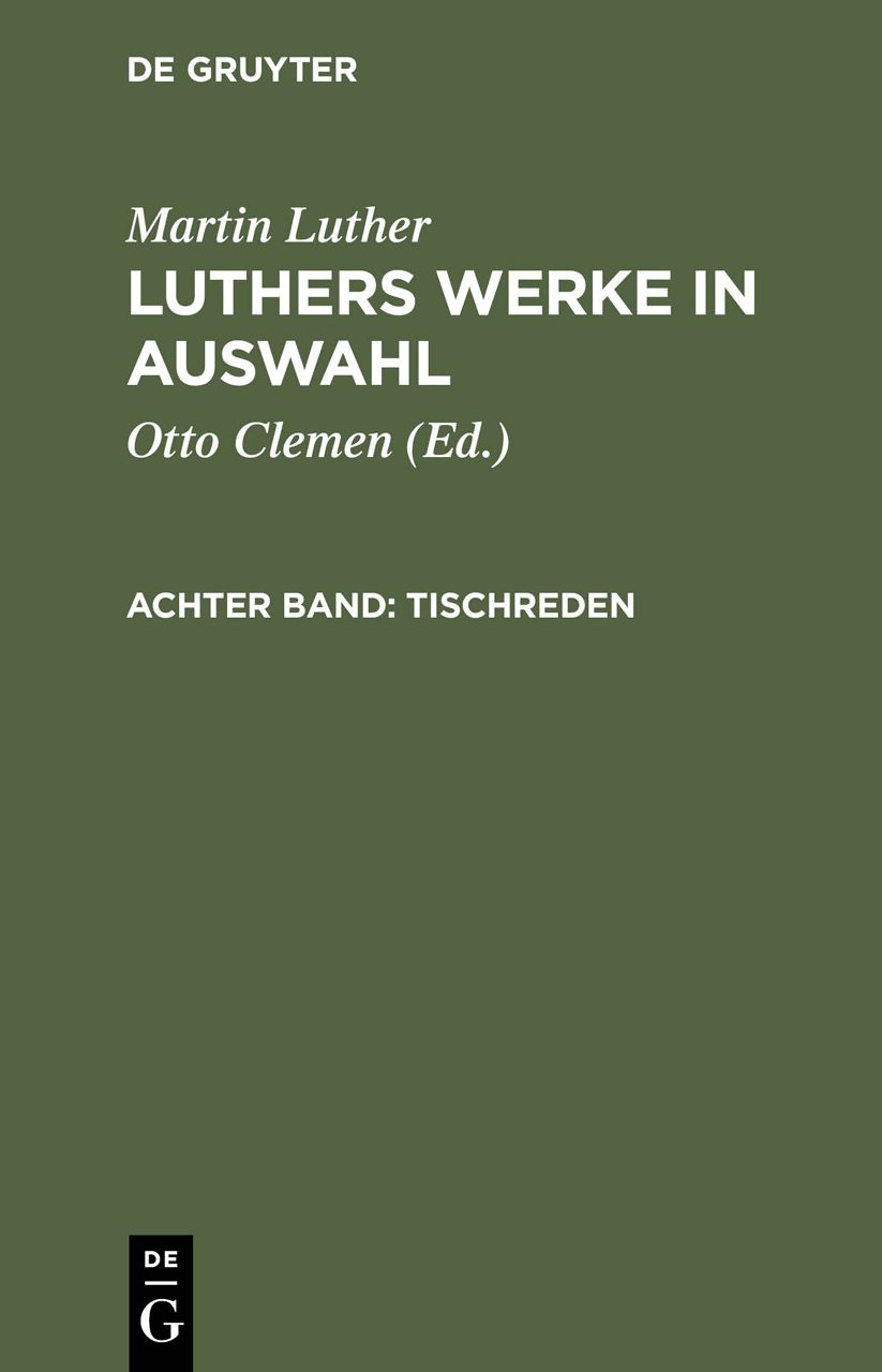 Tischreden