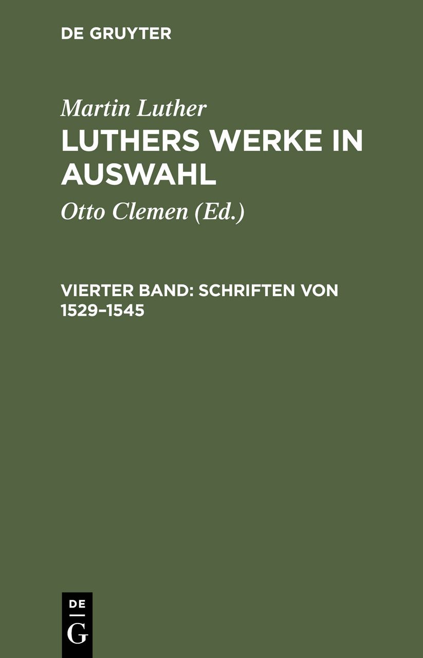Schriften von 1529-1545