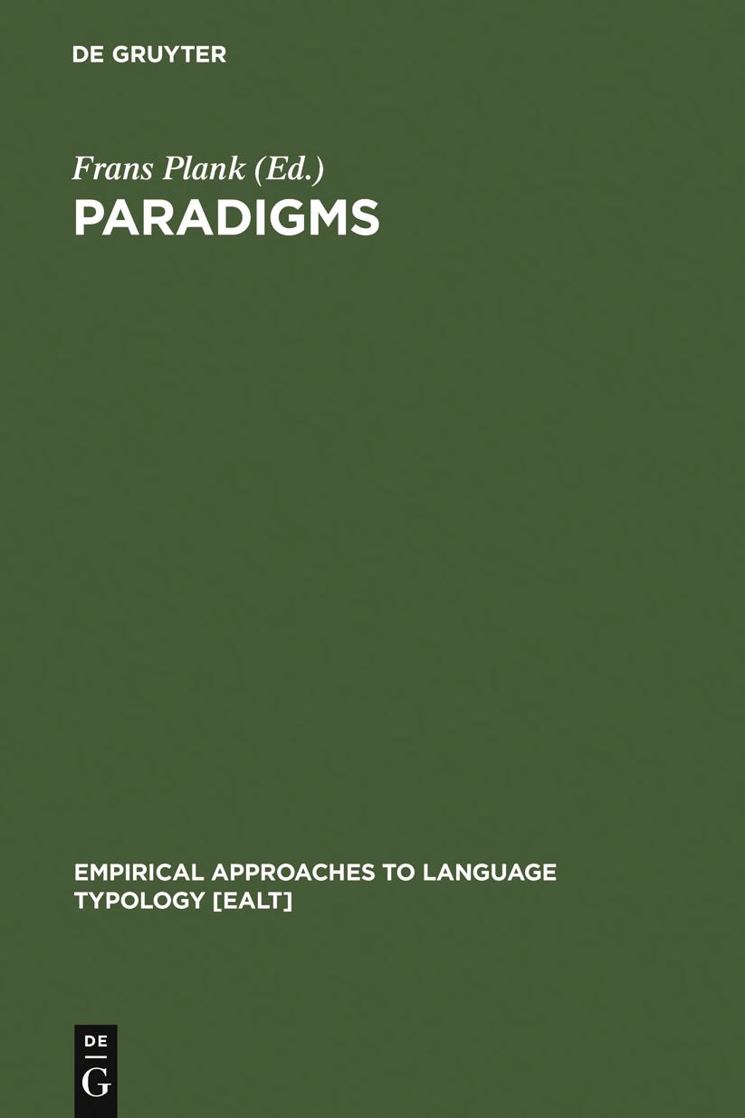 Paradigms: The Economy of Inflection
