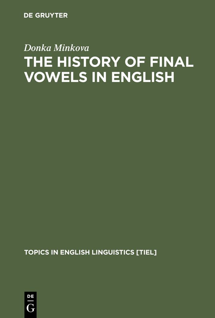 The History of Final Vowels in English: The Sound of Muting