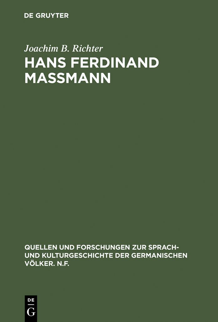 Hans Ferdinand Massmann: Altdeutscher Patriotismus im 19. Jahrhundert
