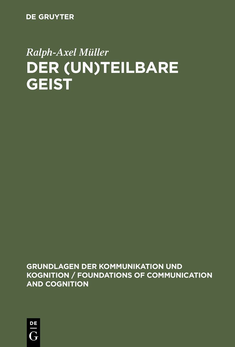 Der (un)teilbare Geist: Modularismus und Holismus in der Kognitionsforschung