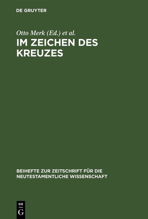 Im Zeichen des Kreuzes: Aufsatze von Erich Dinkler