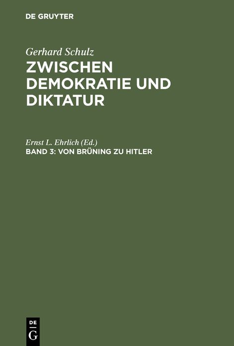 Von Brüning zu Hitler: Der Wandel des politischen Systems in Deutschland 1930-1933
