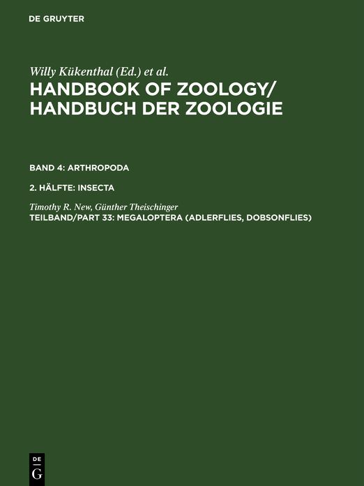 Handbuch der Zoologie - Handbook of Zoology: A Natural History of the Phyla of the Animal Kingdom