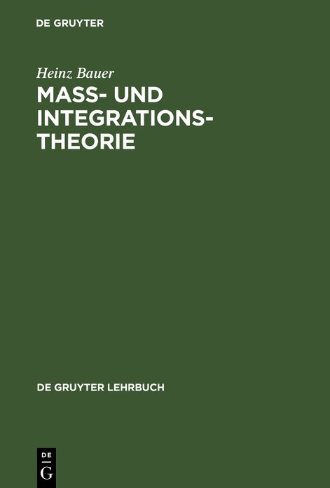 Mass- und Integrationstheorie
