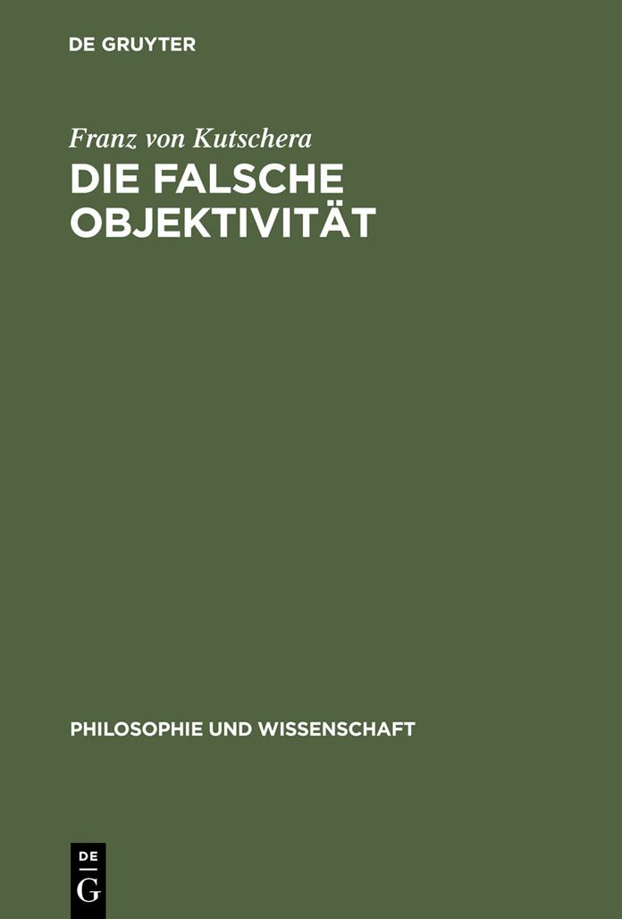 Die falsche Objektivitat