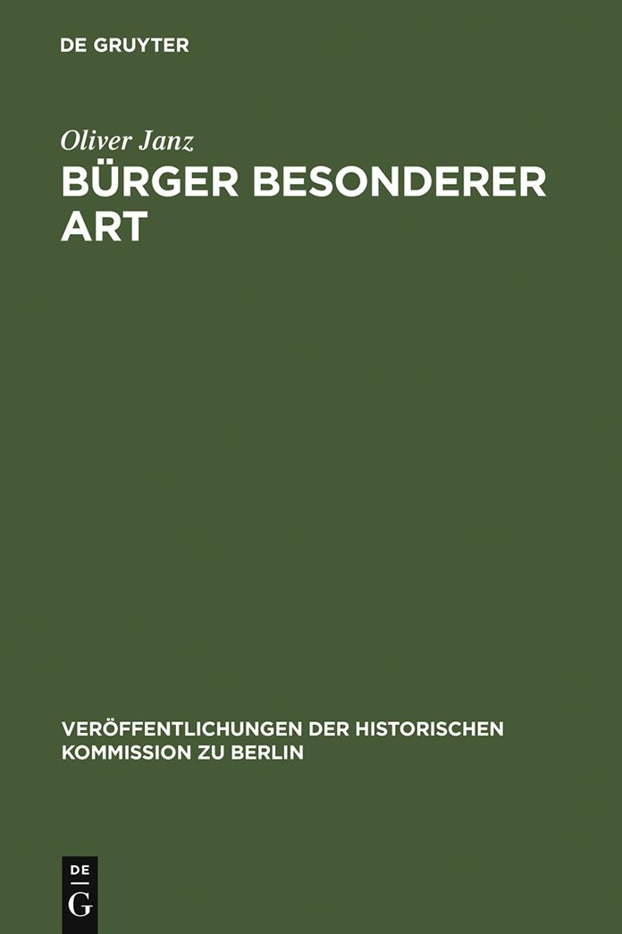Burger besonderer Art: Evangelische Pfarrer in Preussen 1850-1914
