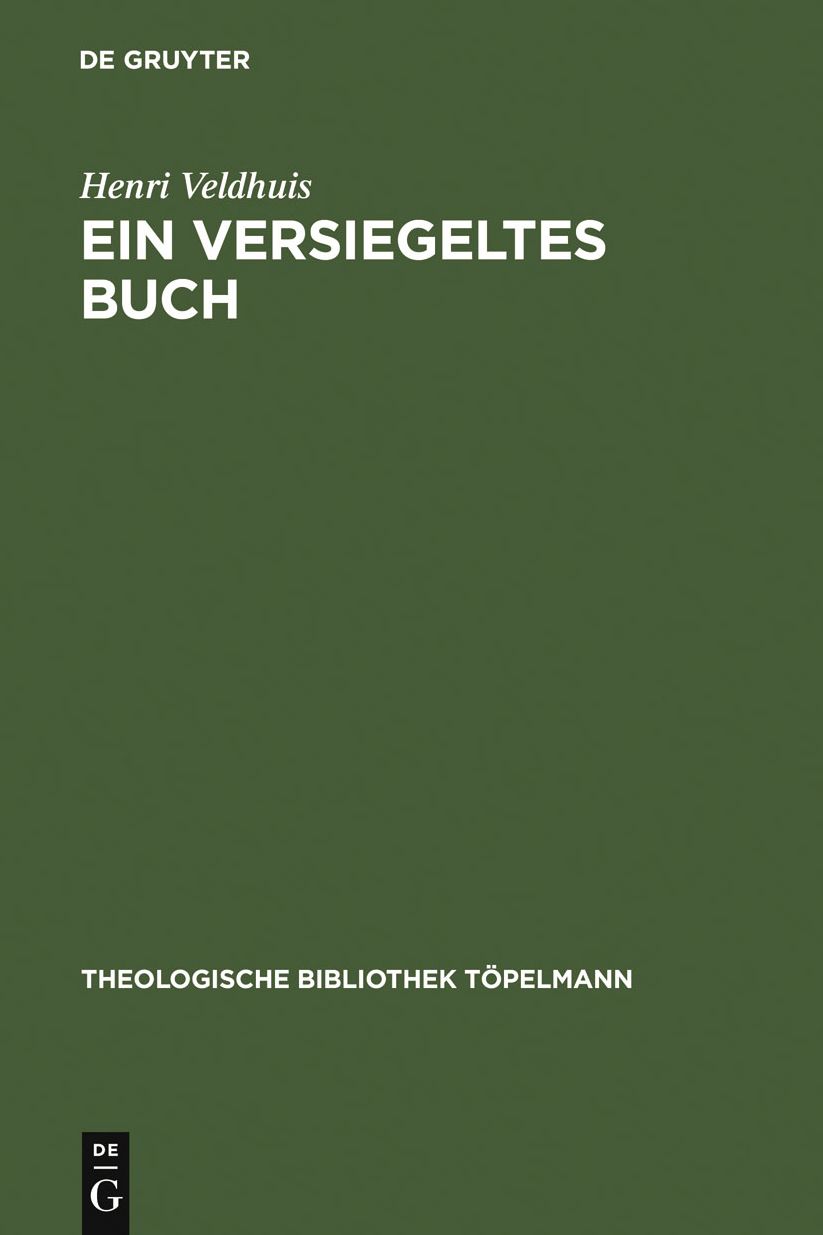Ein versiegeltes Buch: Der Naturbegriff in der Theologie J. G. Hamanns (1730-1788)