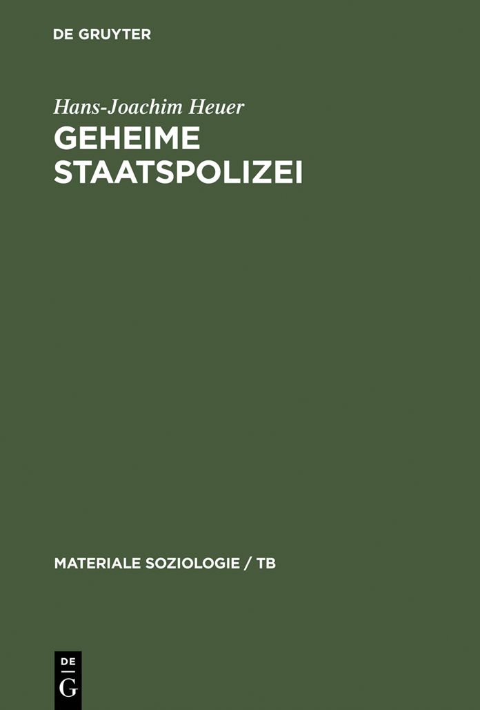 Geheime Staatspolizei: Uber das Toten und die Tendenzen der Entzivilisierung