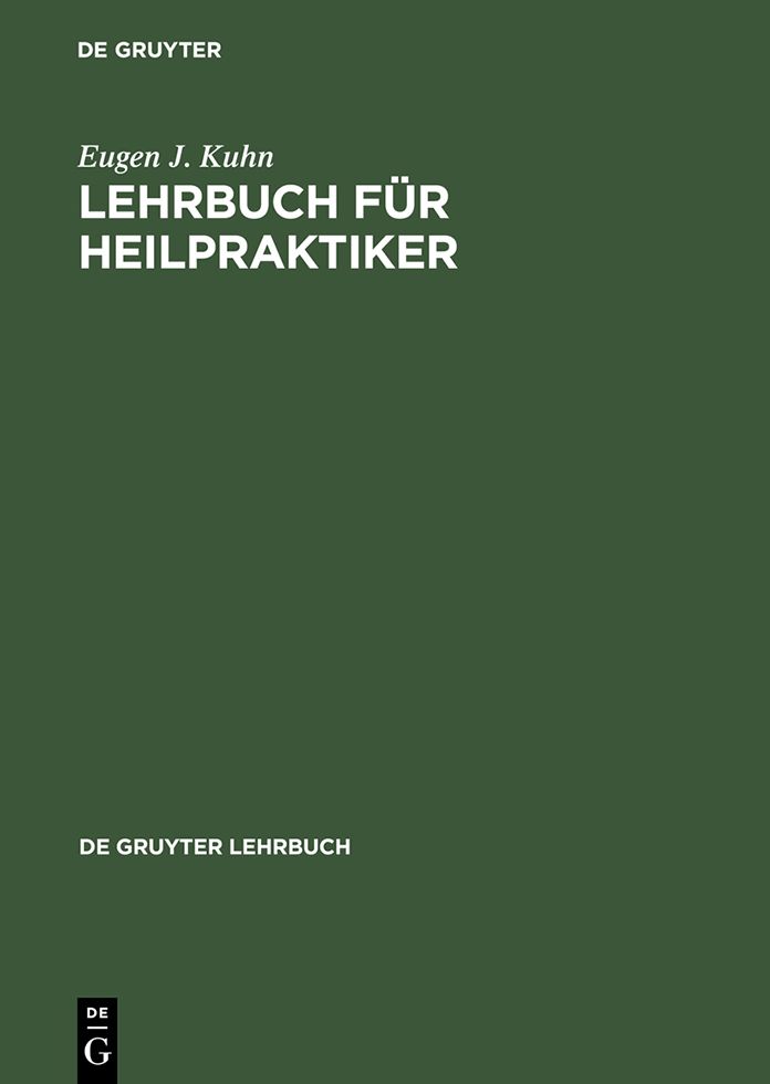 Lehrbuch fur Heilpraktiker