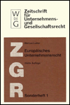 Europaisches Unternehmenrecht